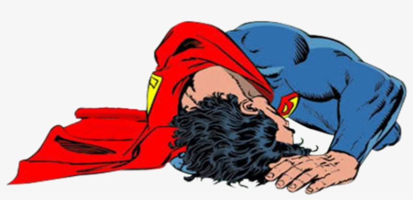 Usually I Would Be Able To Find A Way Of Putting A - Poor Superman, transparent png #1931735