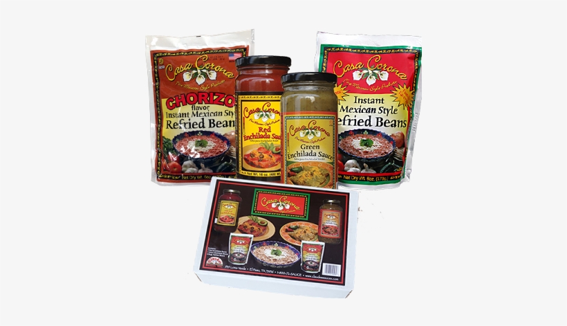 The Whole Enchilada - Casa Corona Refried Beans, Instant, Mexican Style -, transparent png #1931857