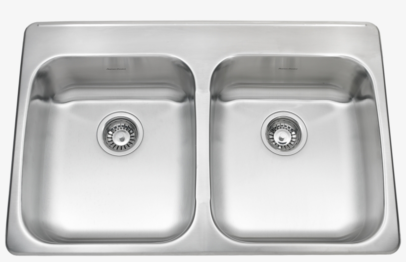 American Standard Ada 33" X 22" Double Bowl Back Ledge, transparent png #1931999