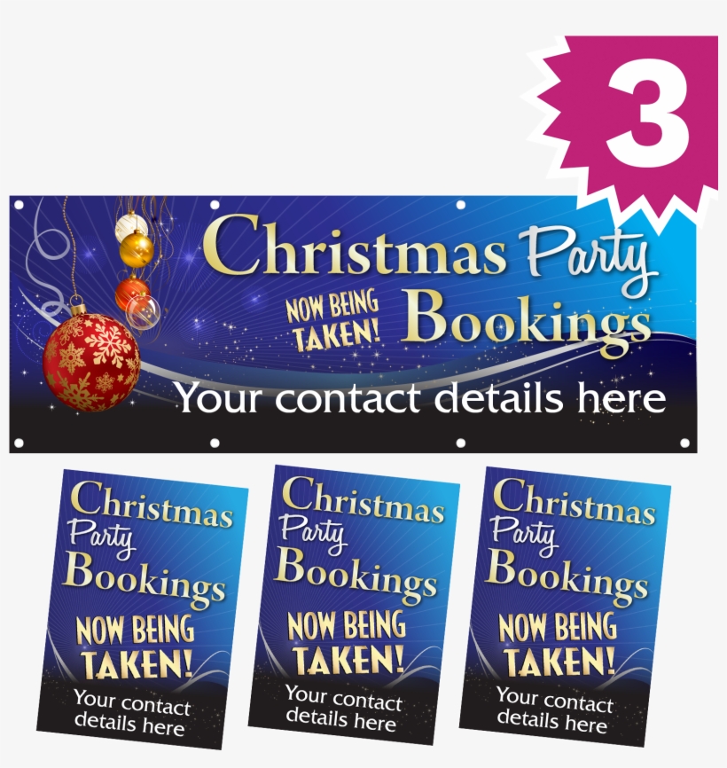 Personalised Christmas Banner & Posters Bundle - Poster, transparent png #1932513