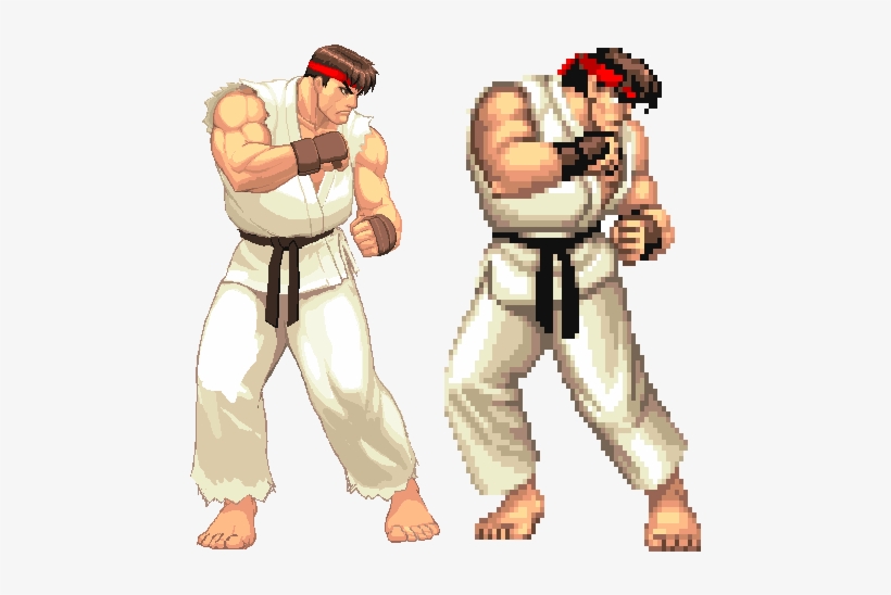 Sfii Ryu Jashwipa - Ryu Street Fighter 2, transparent png #1932558