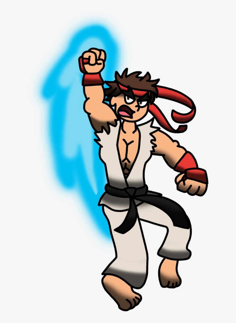 Image Black And White Library Ryu Drawing Shoryuken - Ryu Shoryuken Drawn, transparent png #1932578