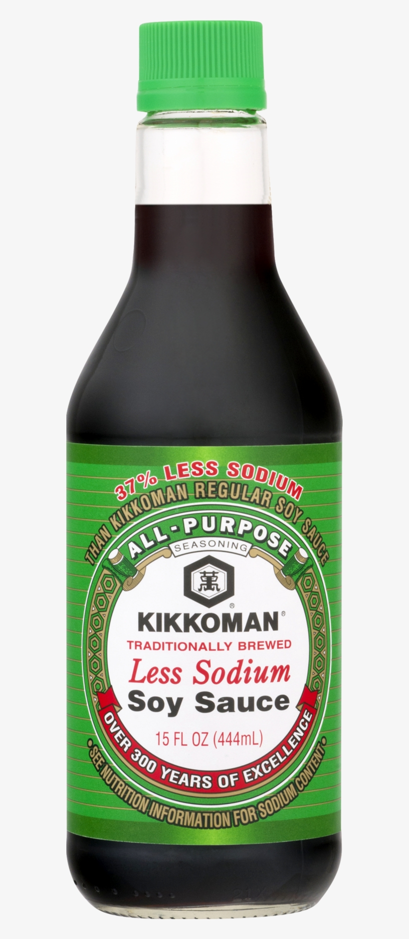 Kikkoman Less Sodium Soy Sauce - 5 Fl Oz Bottle, transparent png #1932608