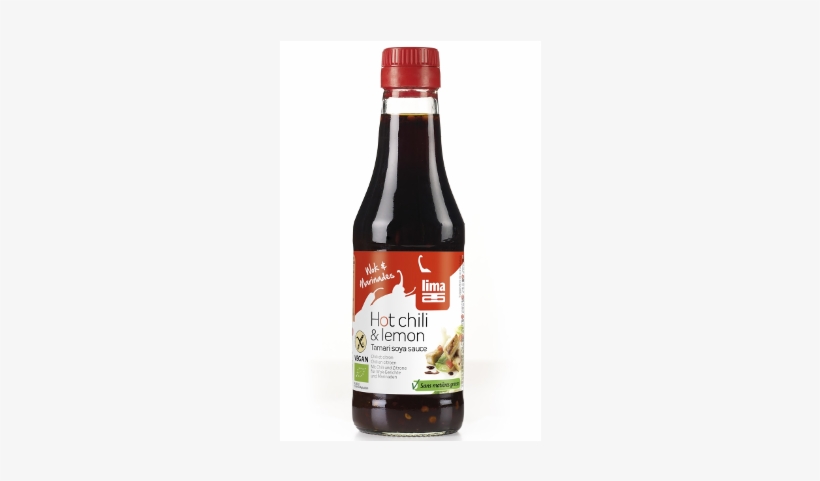 Soy Sauce Hot Chili Lemon Tamari 200ml - Sauce Soja Rouge, transparent png #1932953