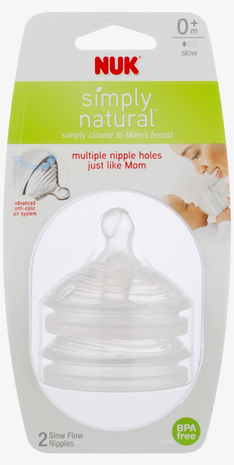 nuk slow flow teat