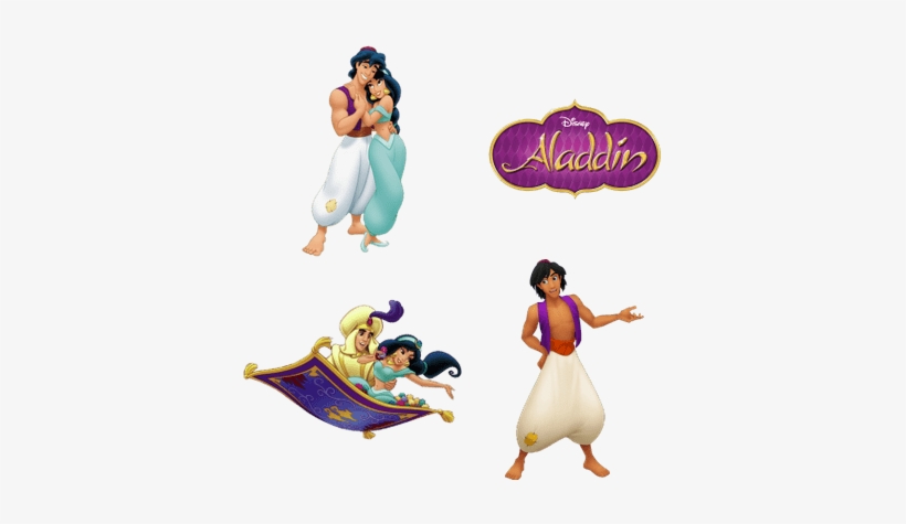 Download Free Cartoons Transparent Pngs - Aladdin And Jasmine, transparent png #1933190