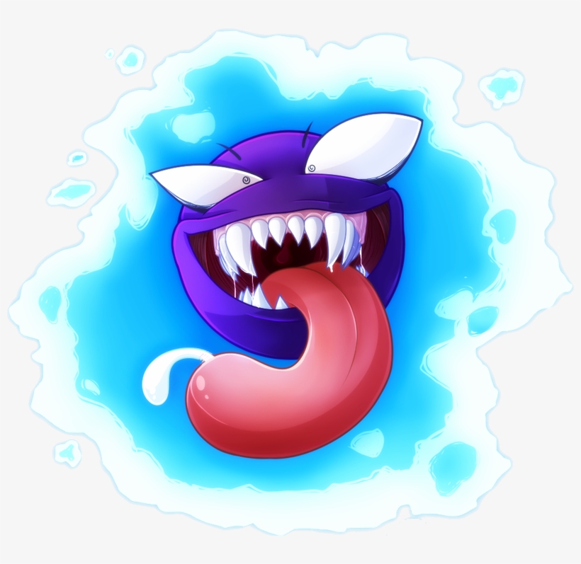 Shiny Gastly Pokédex - Gastly Png No Pokemon Shuffle, transparent png #1933273