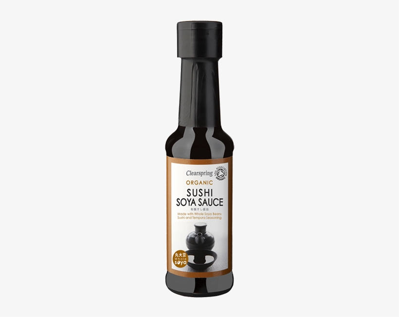 Organic Sushi Soy Sauce - Clearspring - Organic Sushi Soya Sauce 150ml 1 X 150ml, transparent png #1933389