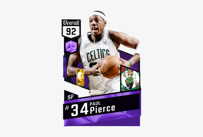 '08 Paul Pierce Amethyst Card - Amethyst Kevin Durant Nba 2k17, transparent png #1933755