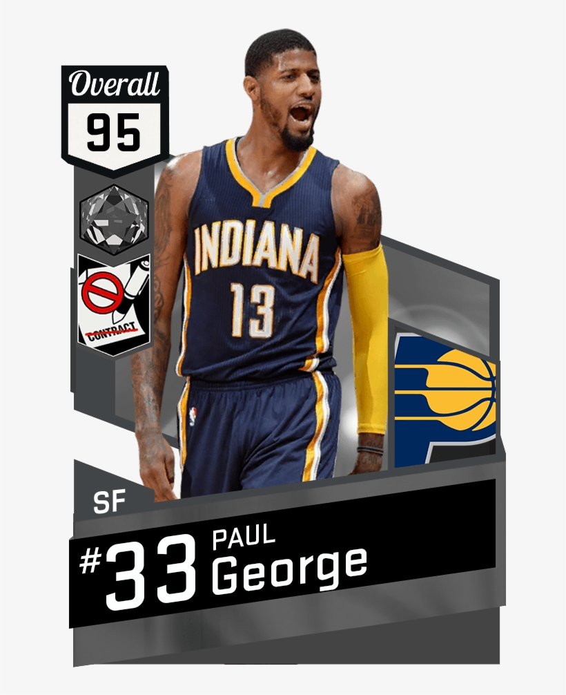 Paul George - Nba 2k17 Paul George, transparent png #1934073