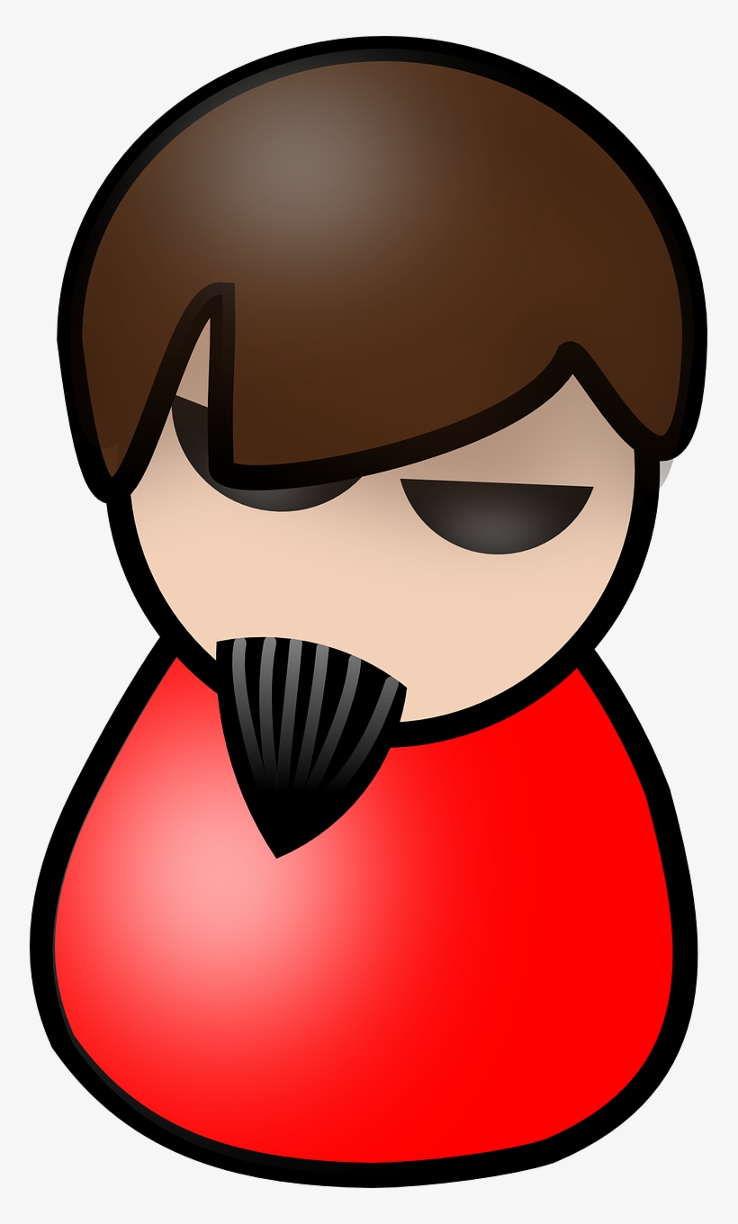 Avatar With Beard Svg Clip Arts 348 X 591 Px, transparent png #1934379