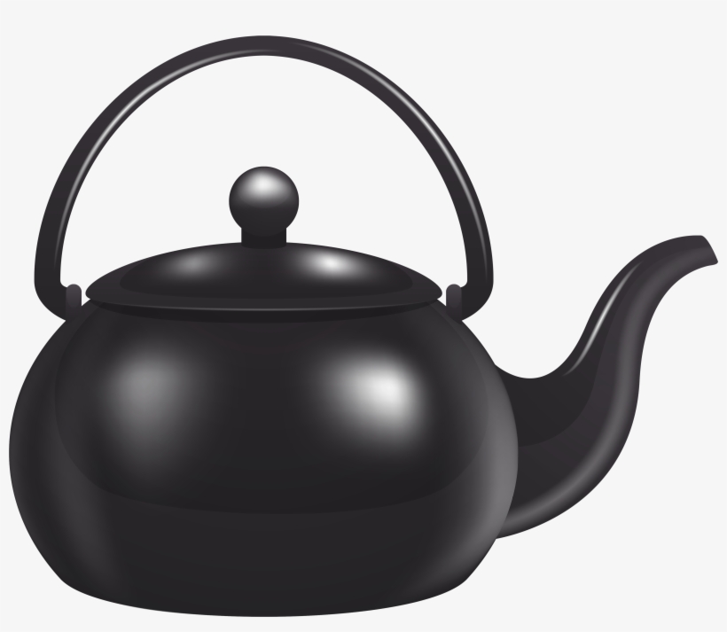 Black Kettle Png Clipart - Kettle Png, transparent png #1934588