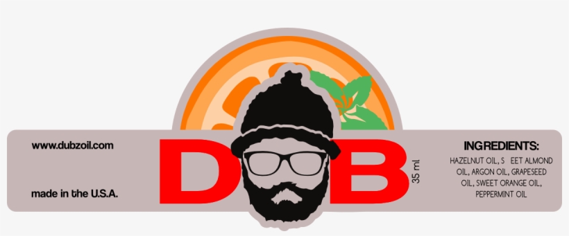 Dub Beard Oil, Orange Mint, transparent png #1934782