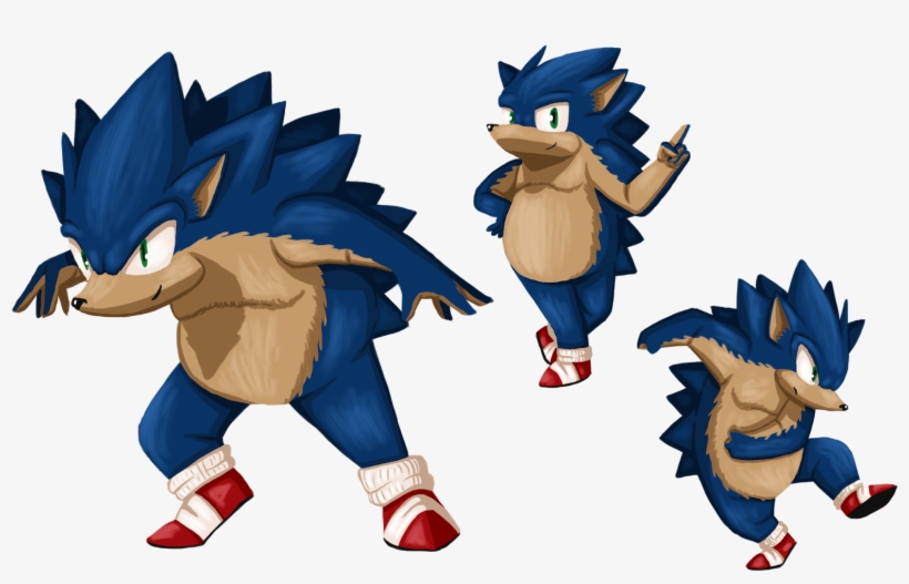 Redesignchar4-sonicver2 - Sonic The Hedgehog, transparent png #1935003