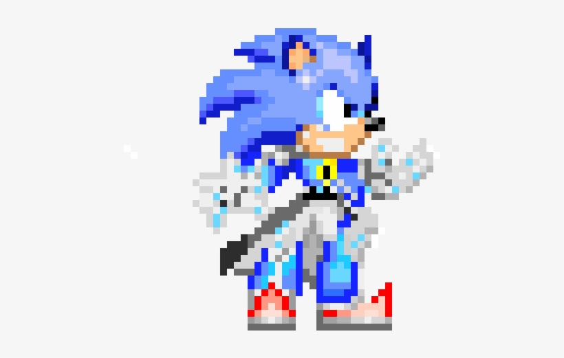 Neo Sonic Boom Forces - Pixel Art, transparent png #1935009