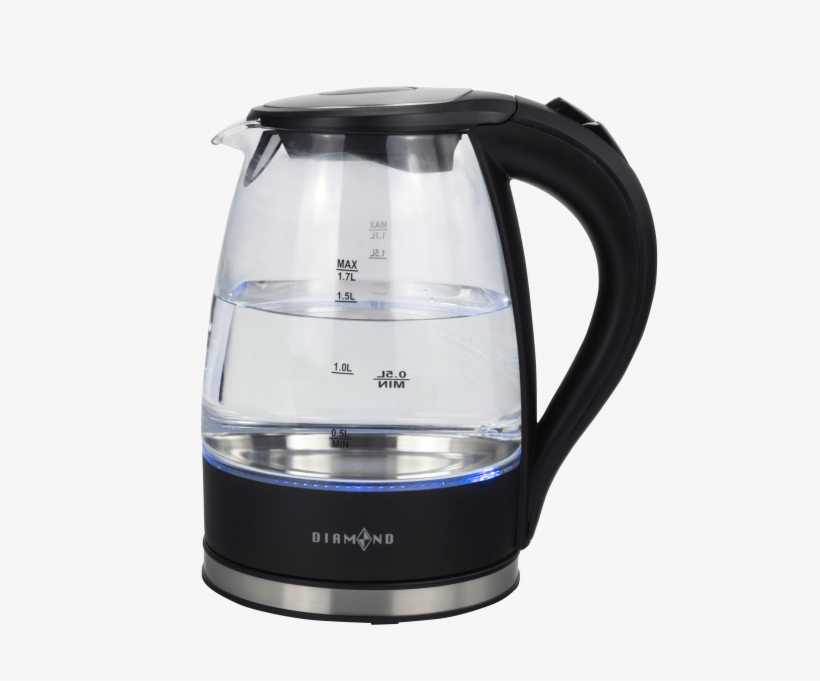 7lt Glass Kettle Dck1716 - Diamond 1.7lt Glass Kettle Dck1716, transparent png #1935067