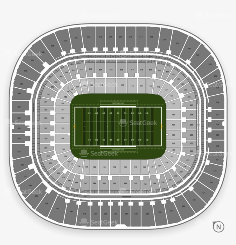 American Football Goal Stadium Png Png Black And White - Kinnick Stadium New Turf, transparent png #1935094