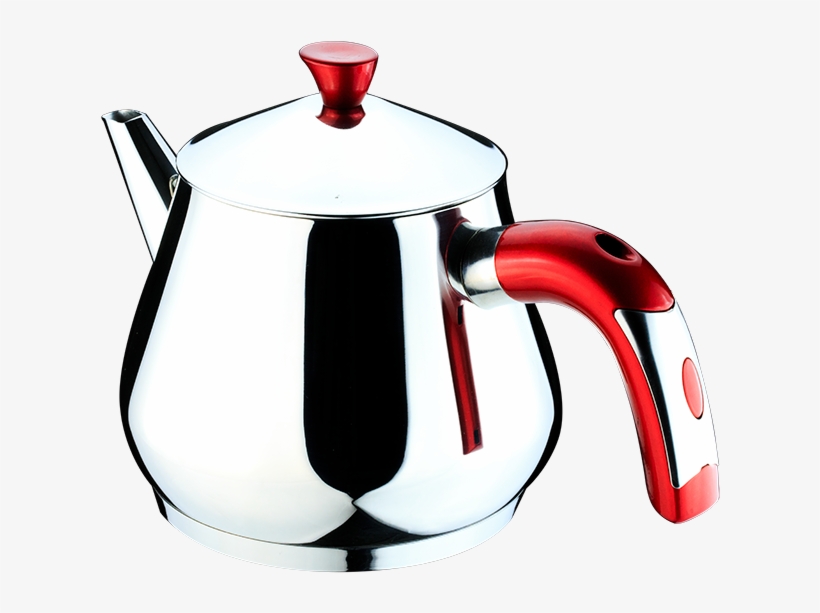 Stainless Steel Tea Pot - Teapot, transparent png #1935352