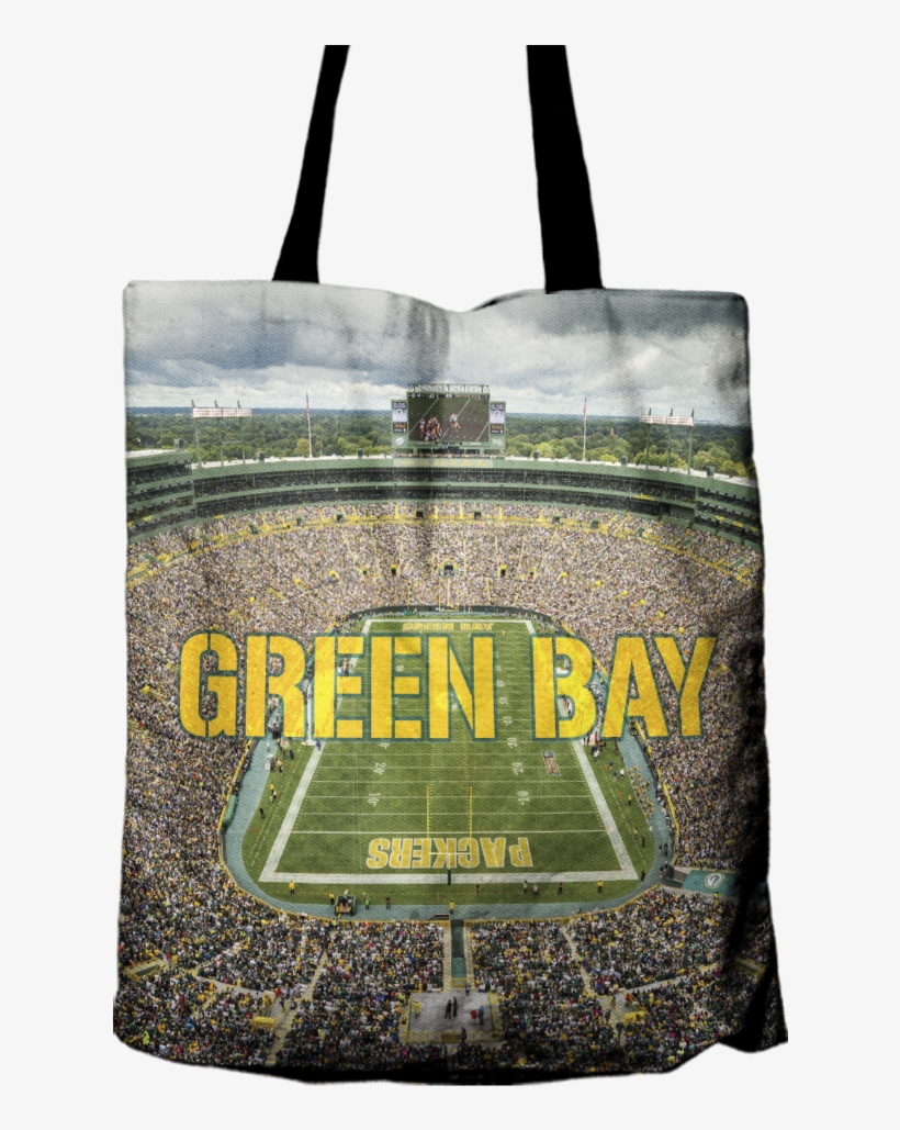 Green Bay Football Stadium Tote - Tote Bag, transparent png #1935518