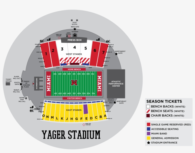 Football Game Day Information - Miami University, transparent png #1935830