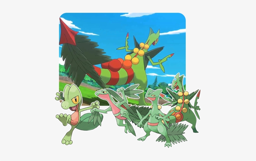 Over The Next Few Weeks We'll Be Revisiting The Starter - Treecko Sun And Moon, transparent png #1935876