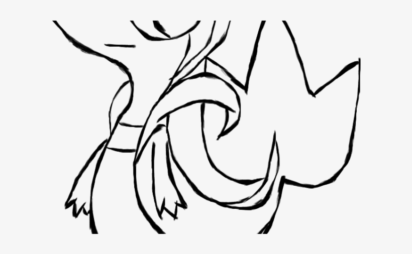 Mega Sceptile From Pokemon Coloring Page - Coloring Pages Pokemon Snivy, transparent png #1936022