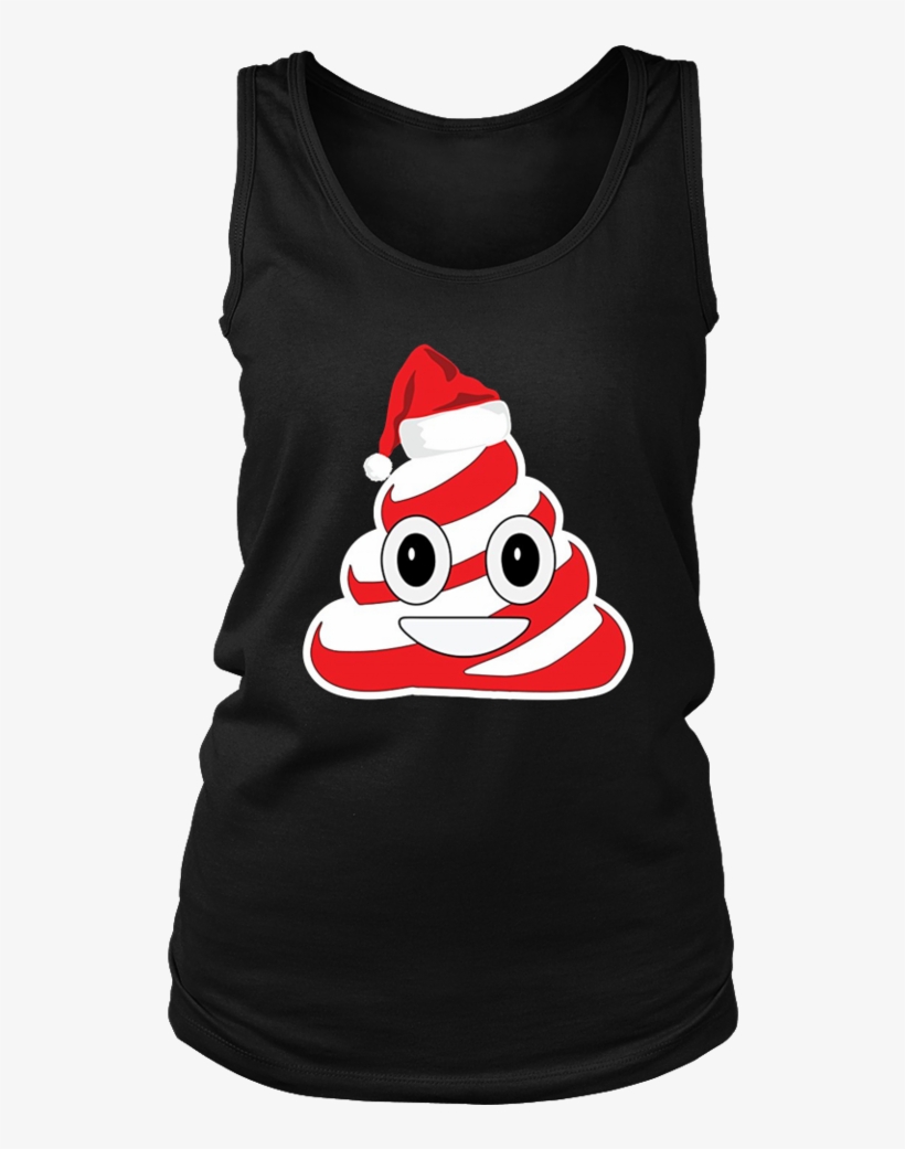 Candy Cane Poop Emoji Shirt Funny Christmas Santa Tee - Shirt, transparent png #1936197