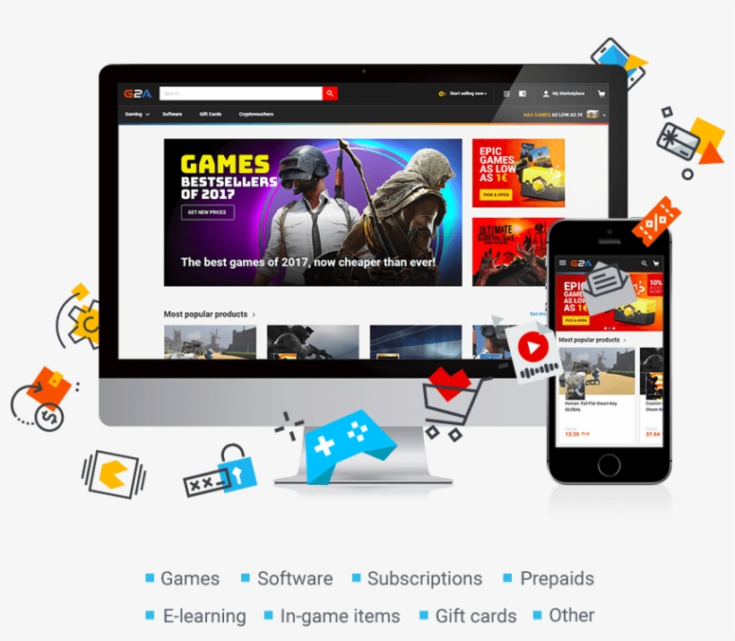 Com Is The Go-to Marketplace To Buy Thousands Of Products - Web Page, transparent png #1936319