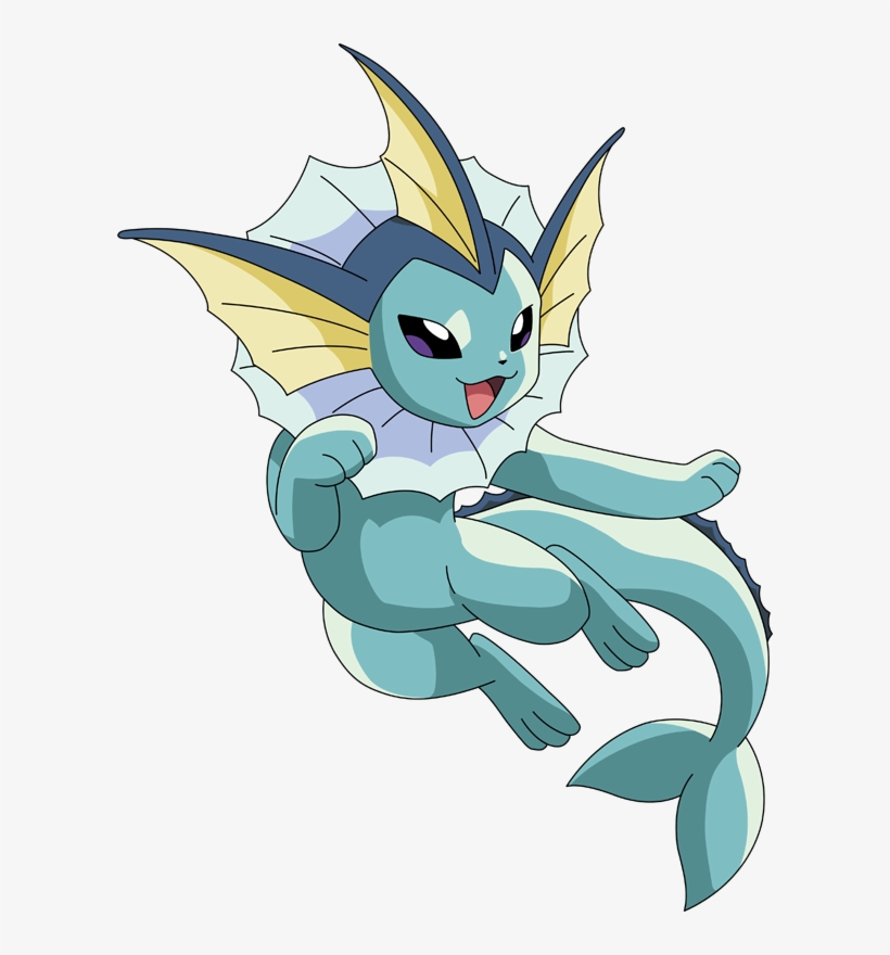 Pokemon Vaporeon Is A Fictional Character Of Humans - Vaporeon Transparent, transparent png #1936764
