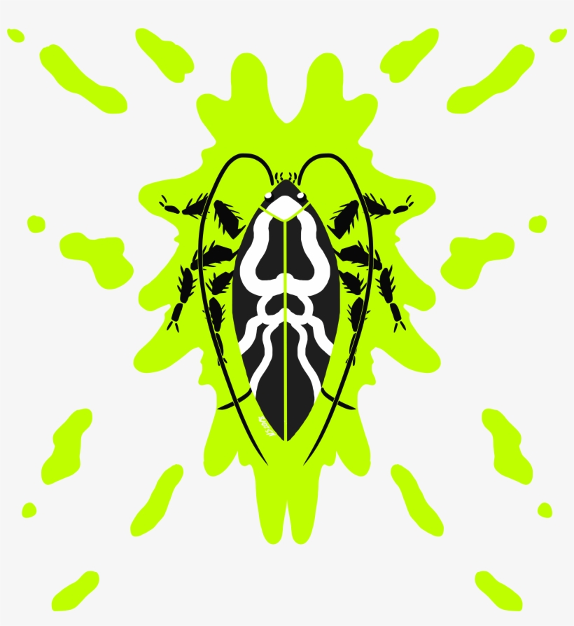 Toxic-roach - Illustration, transparent png #1936816