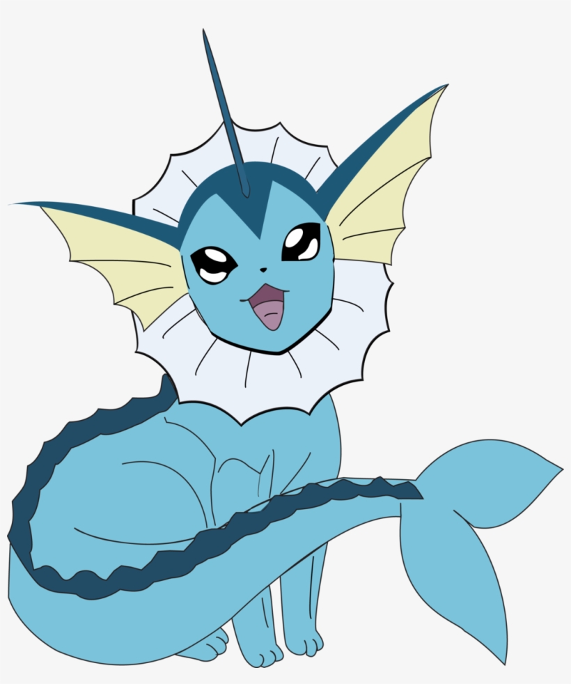 Vector Transparent Library Vaporeon Illustrator Drawing - Pokemon Flareon And Vaporeon, transparent png #1936819