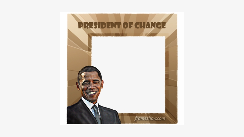 Barack Obama Photo Frame - Baraka Obama Picture Frames, transparent png #1937461