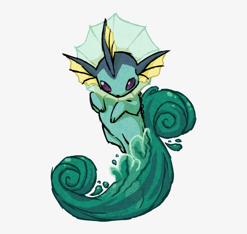 Vaporeon Wws By The19thginny On Deviantart - Green Vaporeon, transparent png #1937463