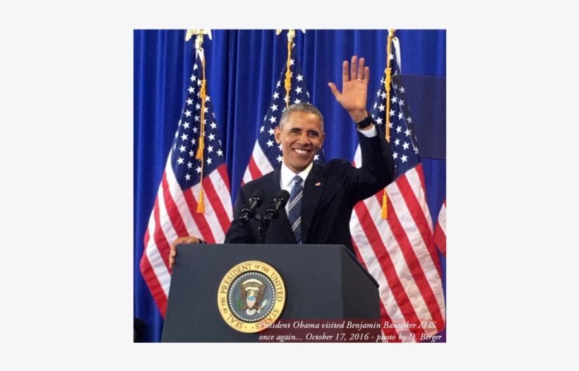 Former President Obama Visit To Benjamin Banneker - Benjamin Banneker, transparent png #1937498