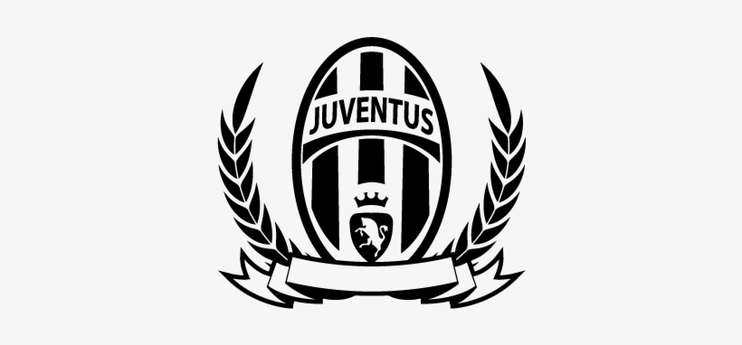 Juventus Logo 3 - Juventus Logo Black And White Png, transparent png #1937716