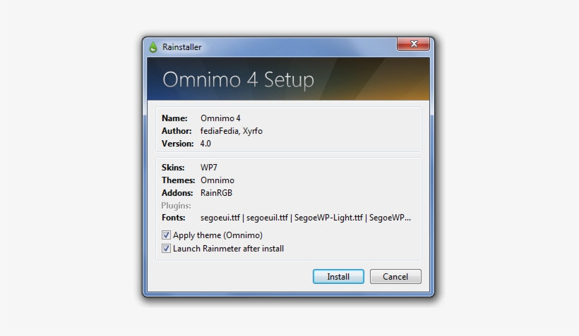 From The Welcome Screen Of The Wizard, Select Required - Rainmeter, transparent png #1937780