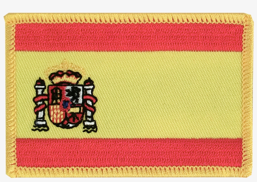 Spain With Crest - Flagline Spain Rectangular Patch, transparent png #1937861