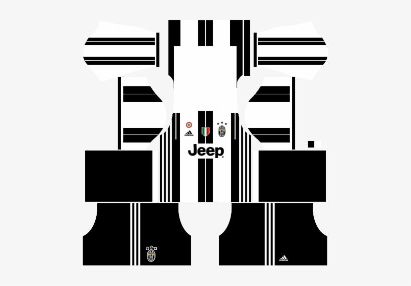 Dream League Soccer Kits Juventus Fc 2016-2017 Url - Dream League Soccer 2018 Juventus Kit, transparent png #1937919