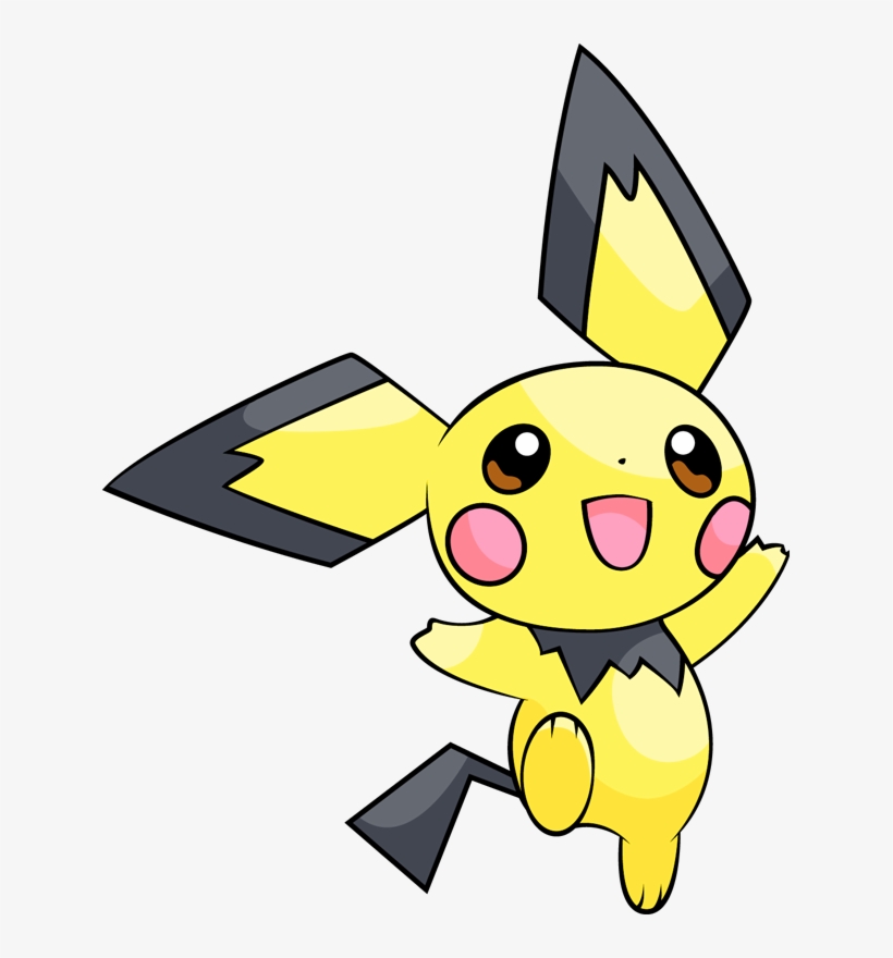 Shiny Pichu Pokédex - Pokemon Mew, transparent png #1938114