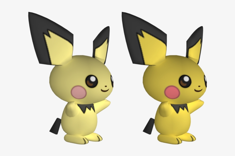 Download Zip Archive - Pichu Model Sheet, transparent png #1938118