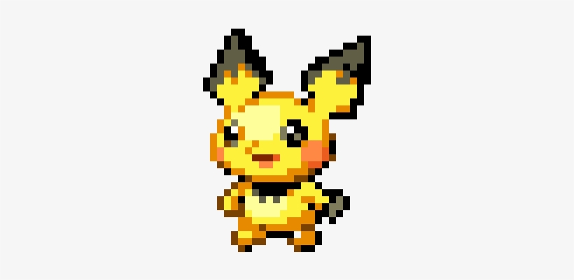 Pichu - Pichu Cross Stitch Pattern, transparent png #1938166