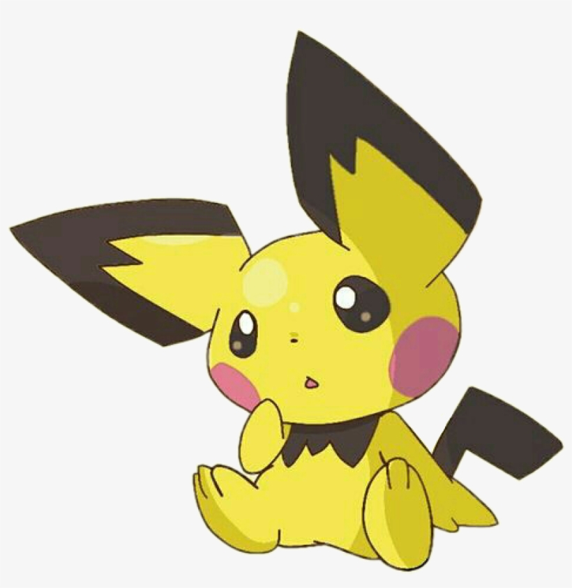 Graphic Stock Pokemon Sticker By Fiorellamarillo - Pichu Gif Transparent Png, transparent png #1938296