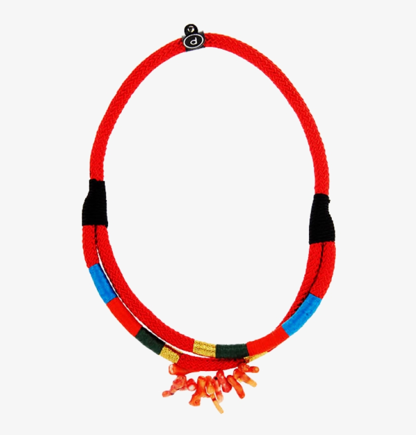 Red Coral Ndebele By Pichulik - Bracelet, transparent png #1938544