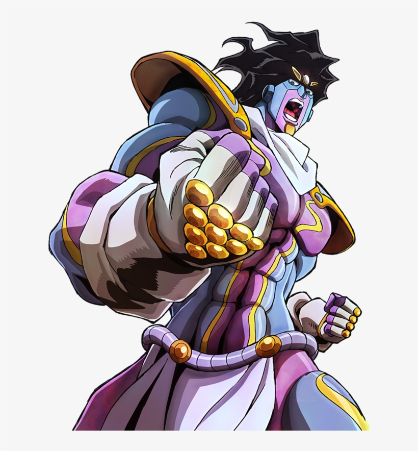 Star Platinum Flip - Cartoon, transparent png #1938764