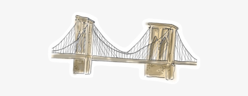 Freetoedit Ftestickers Bridge Watercolor - Suspension Bridge, transparent png #1938816