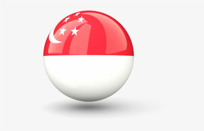 Doing Business In Singapore - Indonesia Flag Ball Png, transparent png #1939030