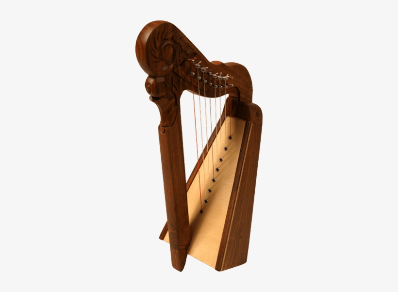 Miniature Parisian Harp - Mid-east Parisian Harp, 8 String, transparent png #1939099