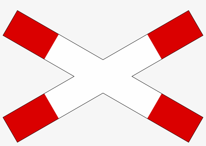 Singapore Road Sign - Level Crossing, transparent png #1939259