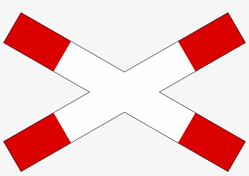 Singapore Road Sign - Level Crossing, transparent png #1939259