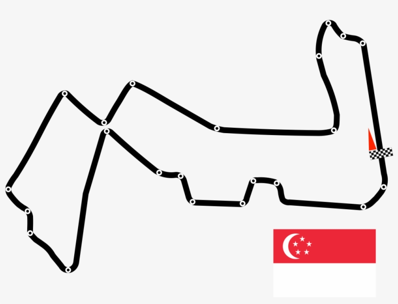 Marina Bay Street Circuit Race Track - Marina Bay Street Circuit, transparent png #1939298